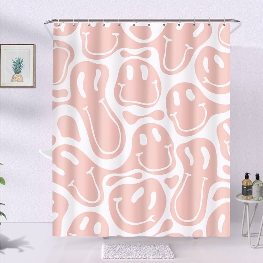 Retro Hippie Shower Curtain for Bathroom,60s 70s Colorful Vintage Shower…